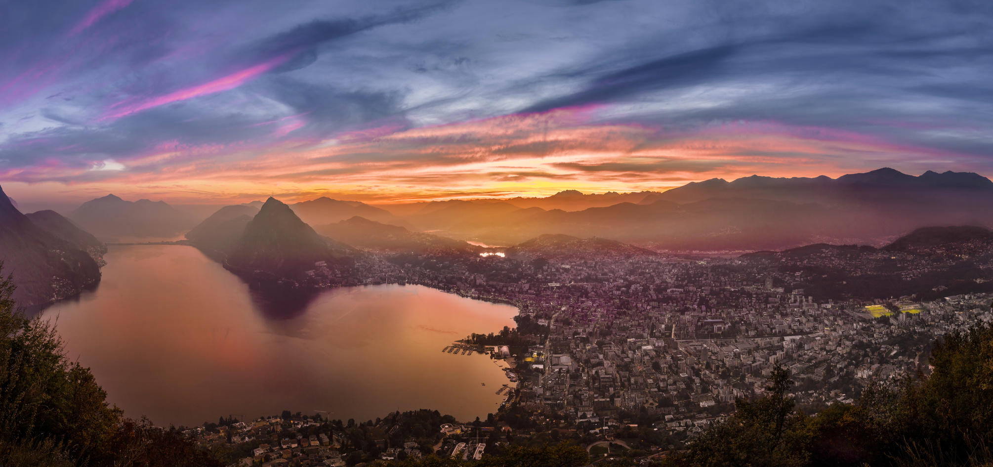 Lugano: city and surroundings